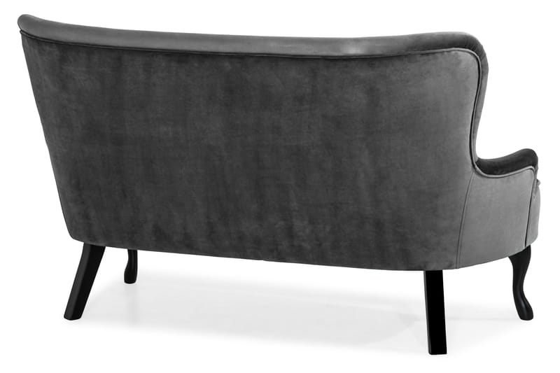 Dahlia Sofa Velour - Mørkegrå - Møbler - Sofaer - Howard sofa