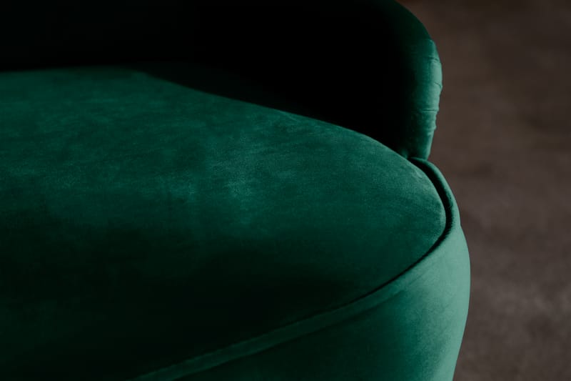 Dahlia Sofa Velour - Mørkegrøn - Møbler - Sofaer - Howard sofa