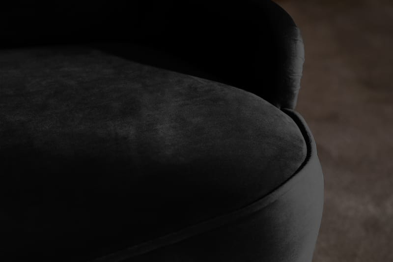 Dahlia Sofa Velour - Sort - Møbler - Sofaer - Howard sofa