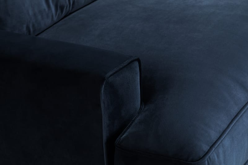 Dalby 3-personers Sofa Velour - Midnatsblå - Howard sofa - Velour sofaer - 3 personers sofa