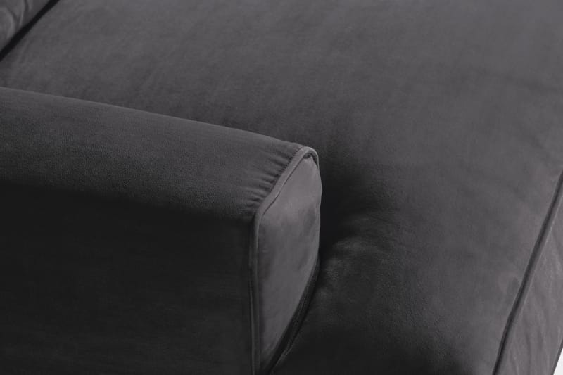 Dalby 3-personers Sofa Velour - Mørkegrå - Howard sofa - Velour sofaer - 3 personers sofa
