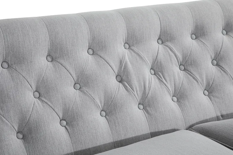 Howard 3-personers Stofsofa - Grå - Møbler - Sofaer - Howard sofa