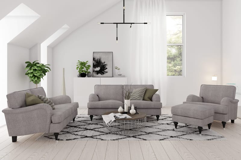 Howard Classic 2-personers Stofsofa - Beige / Grå - Møbler - Sofaer - Howard sofa