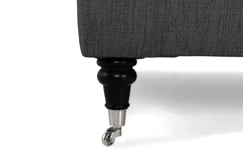 Howard Classic 2-personers Svunget Stofsofa - Mørkegrå - Møbler - Sofaer - Howard sofa