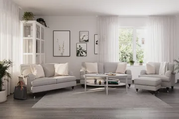 Howard Classic 2-personers Stofsofa - Grå - Møbler - Sofaer - Howard sofa