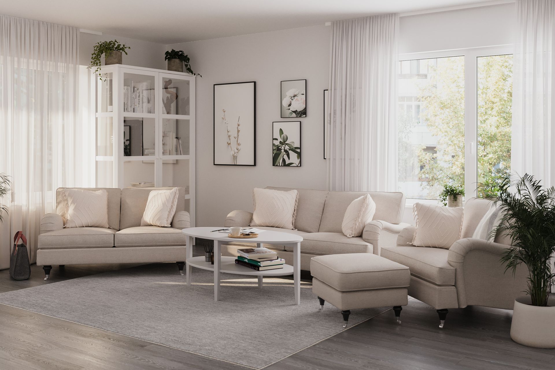 Howard Classic 2-personers Stofsofa - Beige - Møbler - Sofaer - Howard sofa