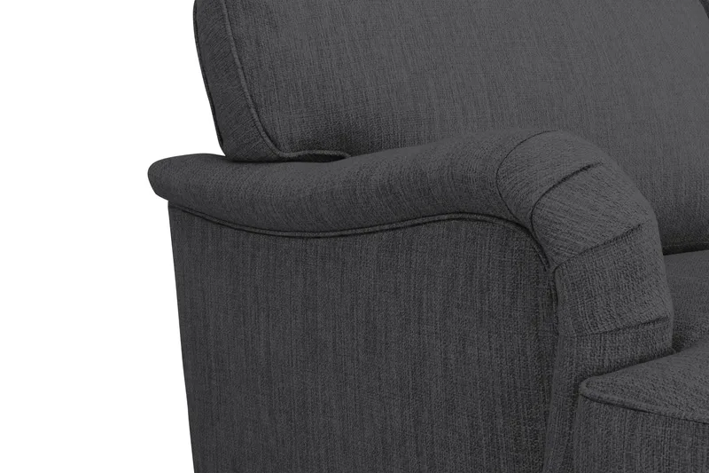 Howard Classic 2-personers Svunget Stofsofa - Mørkegrå - Møbler - Sofaer - Howard sofa