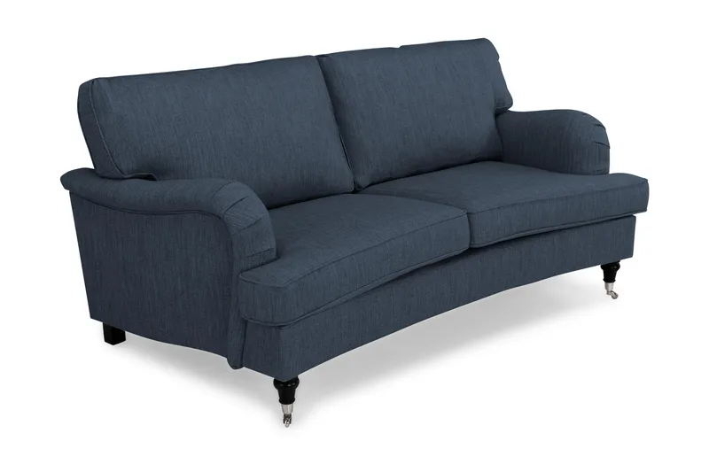 Howard Classic 2-personers Svunget Stofsofa - Blå - Møbler - Sofaer - Howard sofa