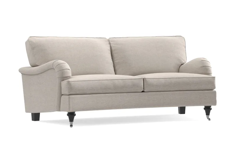 Howard Classic 2-personers Svunget Stofsofa - Beige - Møbler - Sofaer - Howard sofa