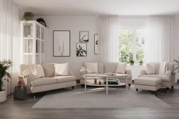 Howard Classic 2-personers Stofsofa - Beige - Møbler - Sofaer - Howard sofa
