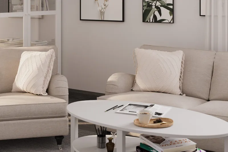 Howard Classic 2-personers Stofsofa - Beige - Møbler - Sofaer - Howard sofa