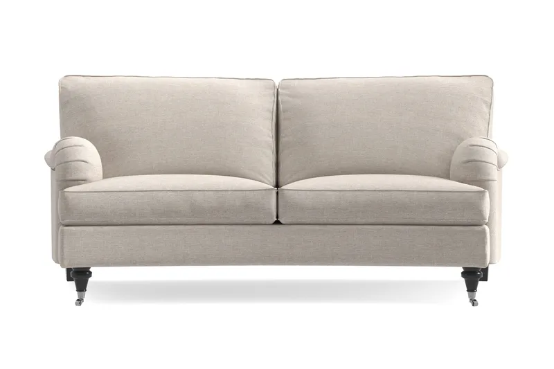 Howard Classic 2-personers Svunget Stofsofa, Beige