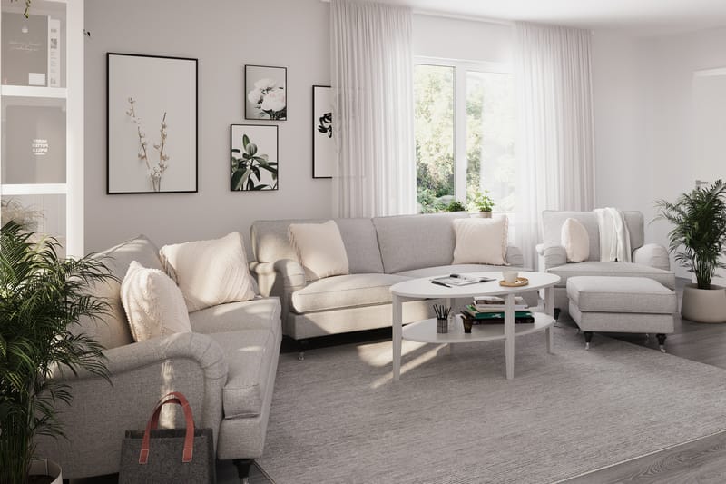 Howard Classic 3-personers Stofsofa - Grå - Møbler - Sofaer - Howard sofa