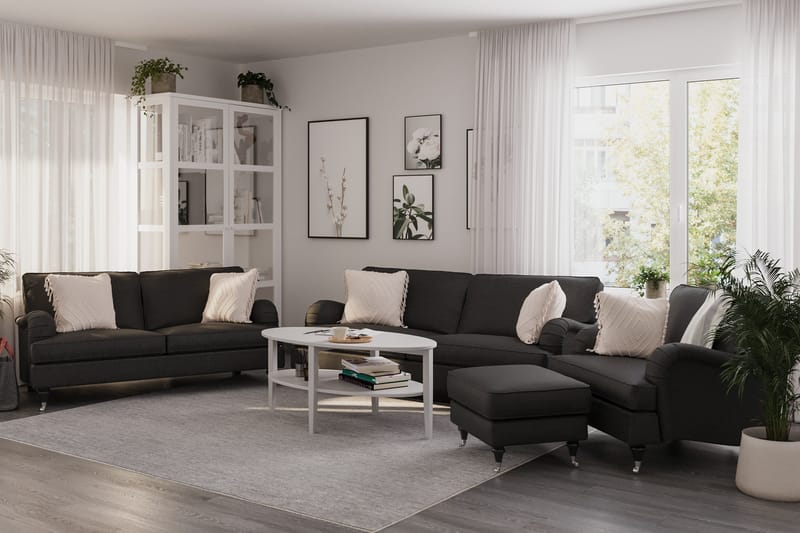 Howard Classic 3-personers Stofsofa - Mørkegrå - Møbler - Sofaer - Howard sofa