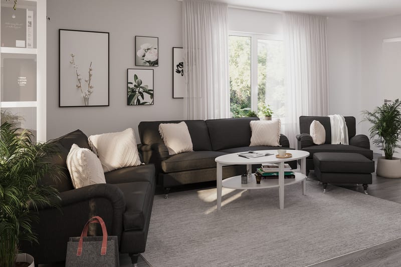 Howard Classic 3-personers Stofsofa - Mørkegrå - Møbler - Sofaer - Howard sofa