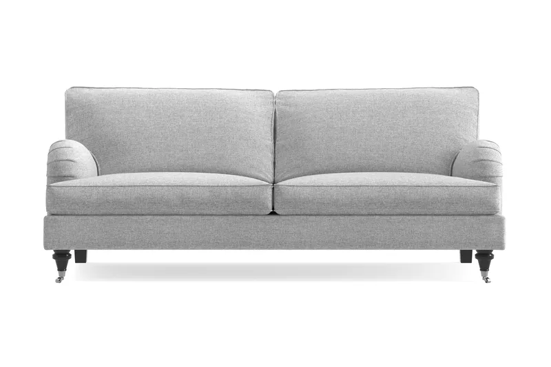 Howard Classic 3-personers Stofsofa, Grå