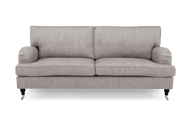 Howard Classic 3-personers Stofsofa, Beige / Grå