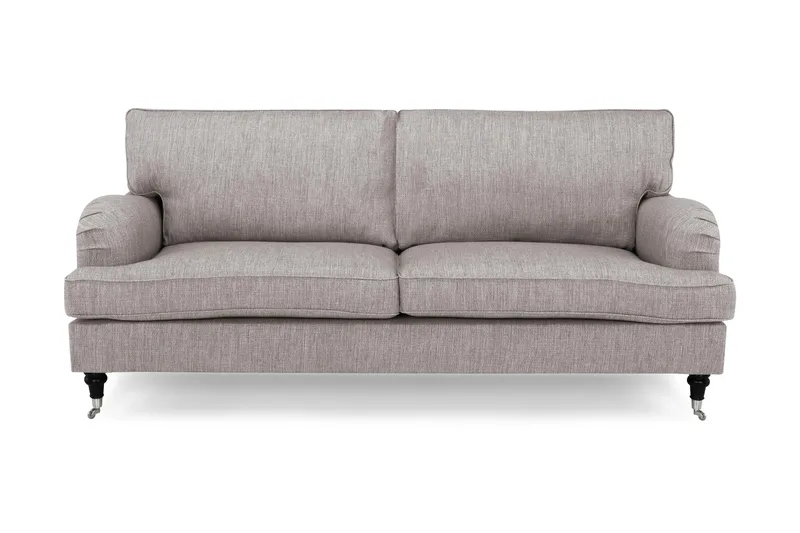 Howard Classic 3-personers Stofsofa, Beige / Grå