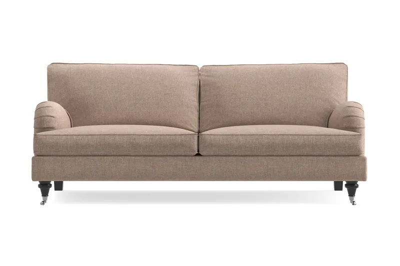 Howard Classic 3-personers Stofsofa, Mørkebege