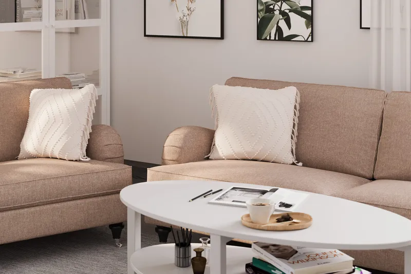 Howard Classic 3-personers Stofsofa - Mørkebege - Møbler - Sofaer - Howard sofa