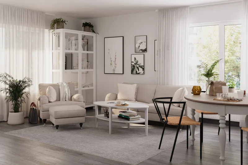 Howard Classic 3-personers Stofsofa - Beige - Møbler - Sofaer - Howard sofa