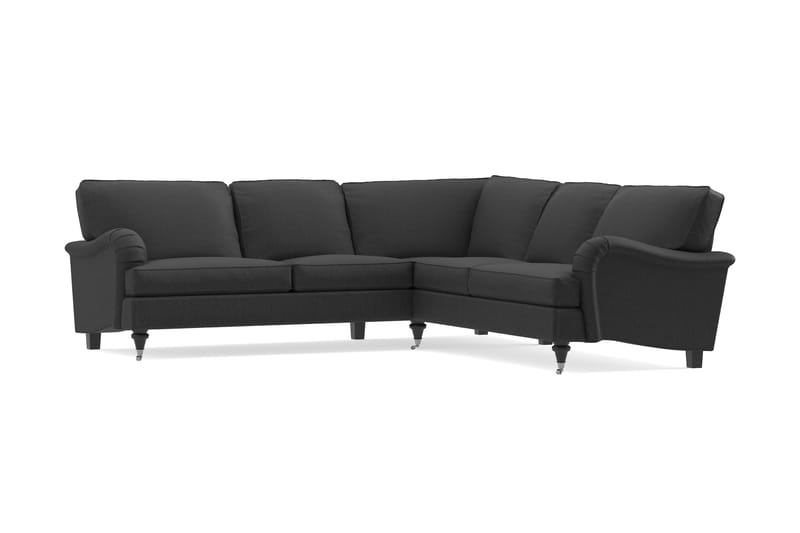 Howard Classic 6-personers L-formet Hjørnesofa i Stof - Mørkegrå - Møbler - Sofaer - Howard sofa