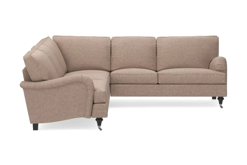 Howard Classic 6-personers L-formet Hjørnesofa i Stof - Mørkebege - Møbler - Sofaer - Howard sofa