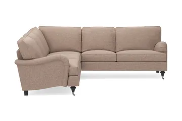 Howard Classic 6-personers L-formet Hjørnesofa i Stof - Mørkebege - Møbler - Sofaer - Howard sofa