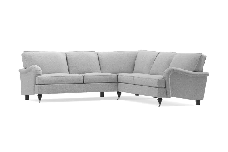 Howard Classic 6-personers L-formet Hjørnesofa i Stof - Grå - Møbler - Sofaer - Howard sofa