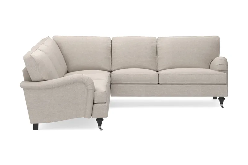 Howard Classic 6-personers L-formet Hjørnesofa i Stof - Beige - Møbler - Sofaer - Howard sofa