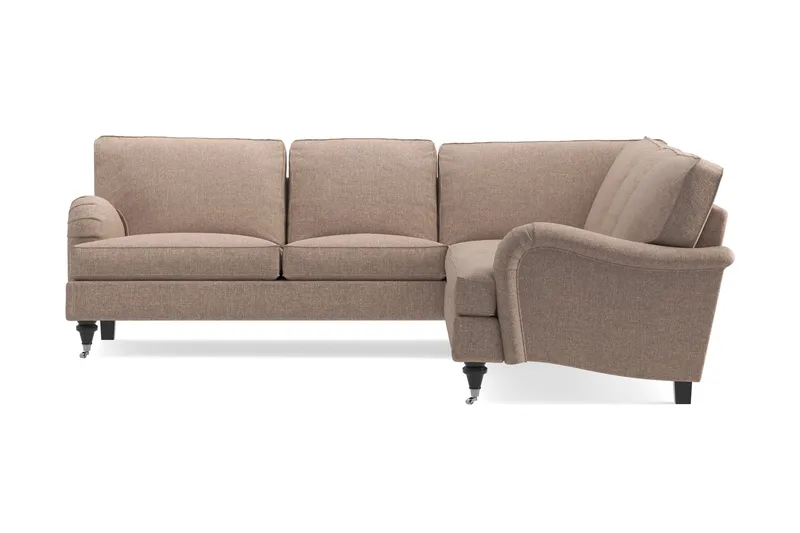 Howard Classic 6-personers L-formet Hjørnesofa i Stof - Mørkebege - Møbler - Sofaer - Howard sofa