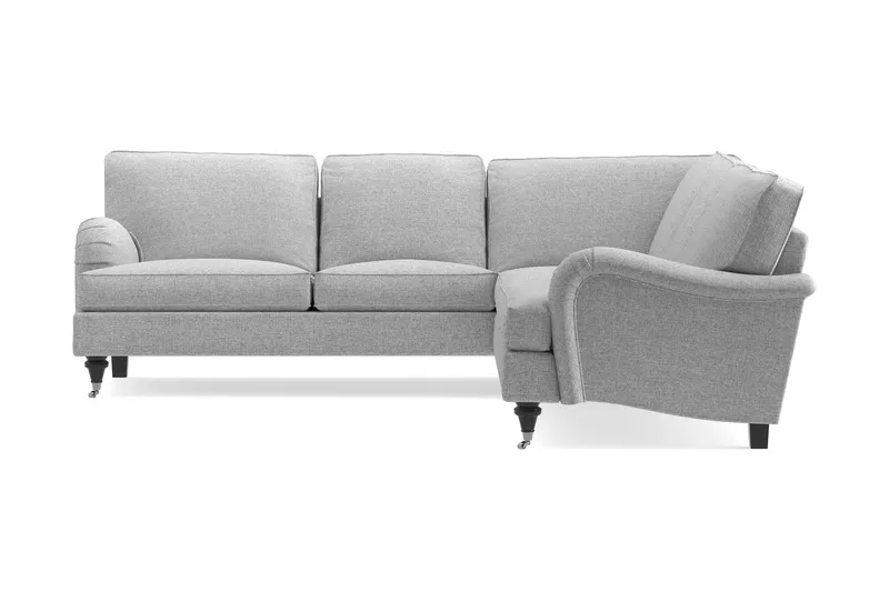 Howard Classic 6-personers L-formet Hjørnesofa i Stof - Grå - Møbler - Sofaer - Howard sofa