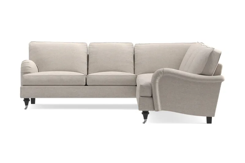 Howard Classic 6-personers L-formet Hjørnesofa i Stof - Beige - Møbler - Sofaer - Howard sofa