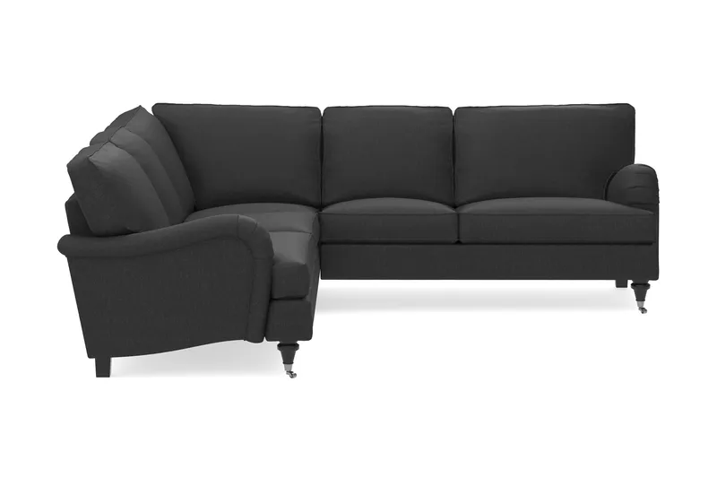 Howard Classic 6-personers L-formet Hjørnesofa i Stof - Mørkegrå - Møbler - Sofaer - Howard sofa