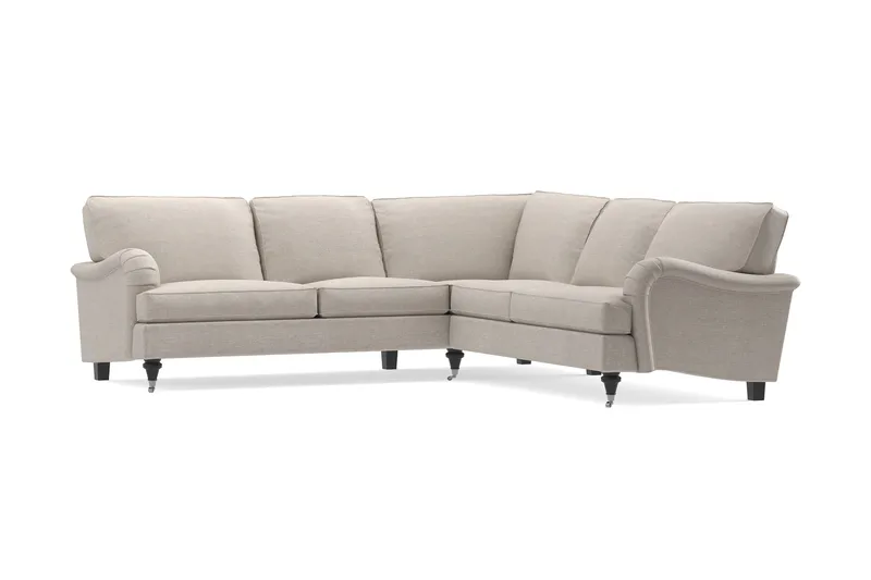 Howard Classic 6-personers L-formet Hjørnesofa i Stof - Beige - Møbler - Sofaer - Howard sofa