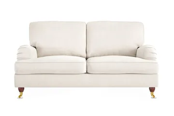 Howard Lyx 2-personers Fløjlssofa - Cremehvid - Møbler - Sofaer - Howard sofa