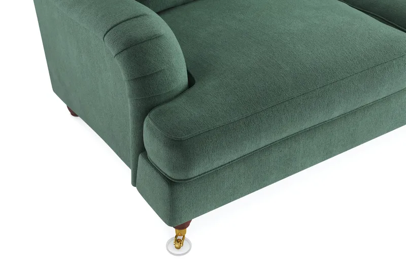 Howard Lyx 2-personers Fløjlssofa - Mørkegrøn - Møbler - Sofaer - Howard sofa