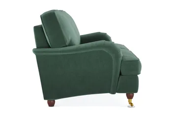 Howard Lyx 2-personers Fløjlssofa - Mørkegrøn - Møbler - Sofaer - Howard sofa