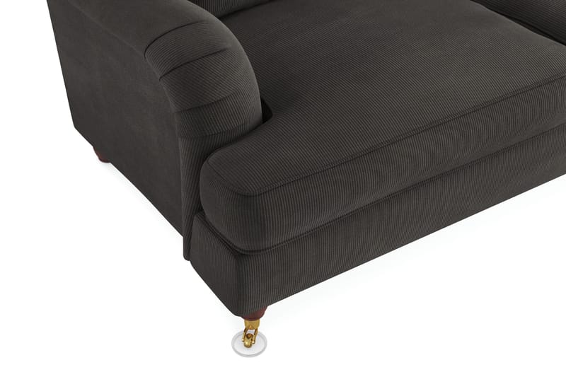 Howard Lyx 2-personers Manchestersofa - Mørkegrå - Møbler - Sofaer - Howard sofa
