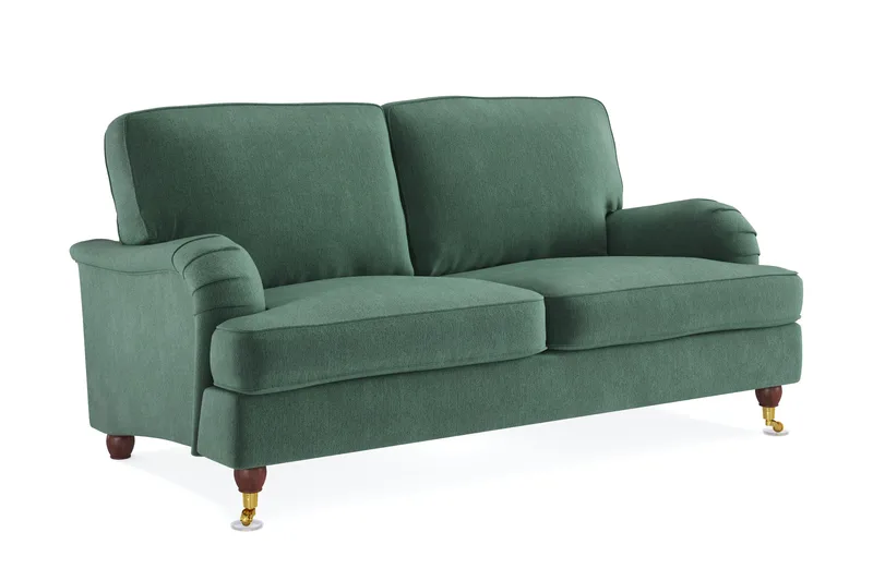 Howard Lyx 2-personers Fløjlssofa - Mørkegrøn - Møbler - Sofaer - Howard sofa