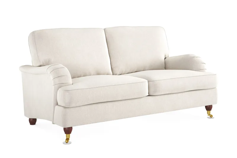 Howard Lyx 2-personers Fløjlssofa - Cremehvid - Møbler - Sofaer - Howard sofa