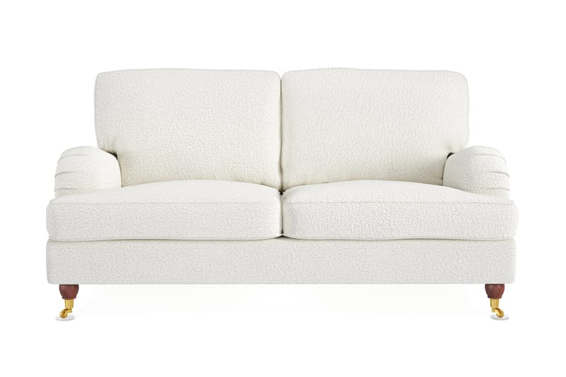 Howard Lyx 2-personers Sofa i Bouclé, Hvid
