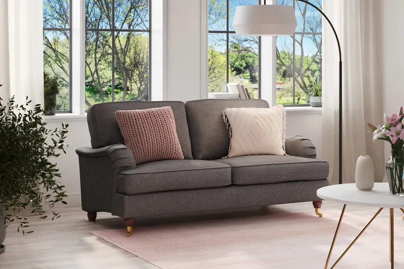 Howard Lyx 2-personers Stofsofa - Mørkegrå - Møbler - Sofaer - Howard sofa