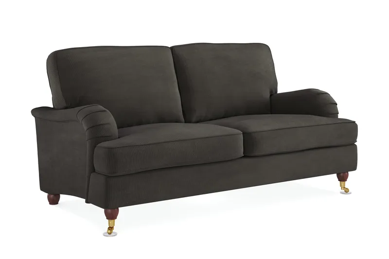 Howard Lyx 2-personers Manchestersofa - Mørkegrå - Møbler - Sofaer - Howard sofa