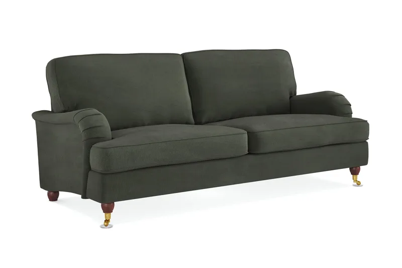 Howard Lyx 3-personers Manchestersofa - Mørkegrøn - Møbler - Sofaer - Howard sofa