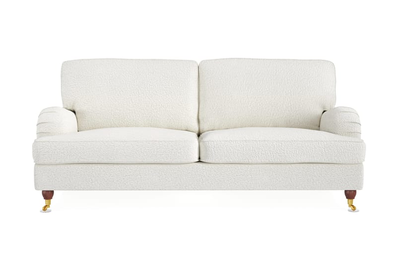 Howard Lyx 3-personers Sofa i Bouclé, Hvid