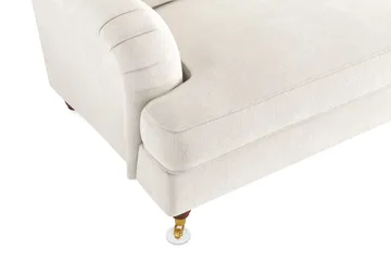 Howard Lyx 3-personers Fløjlssofa - Cremehvid - Møbler - Sofaer - Howard sofa