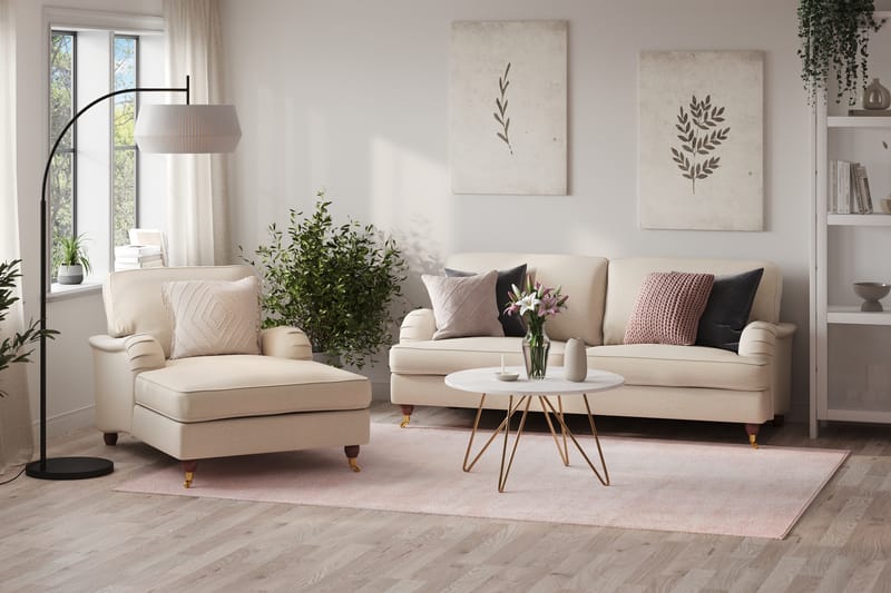 Howard Lyx 3-personers Stofsofa - Beige - Møbler - Sofaer - Howard sofa