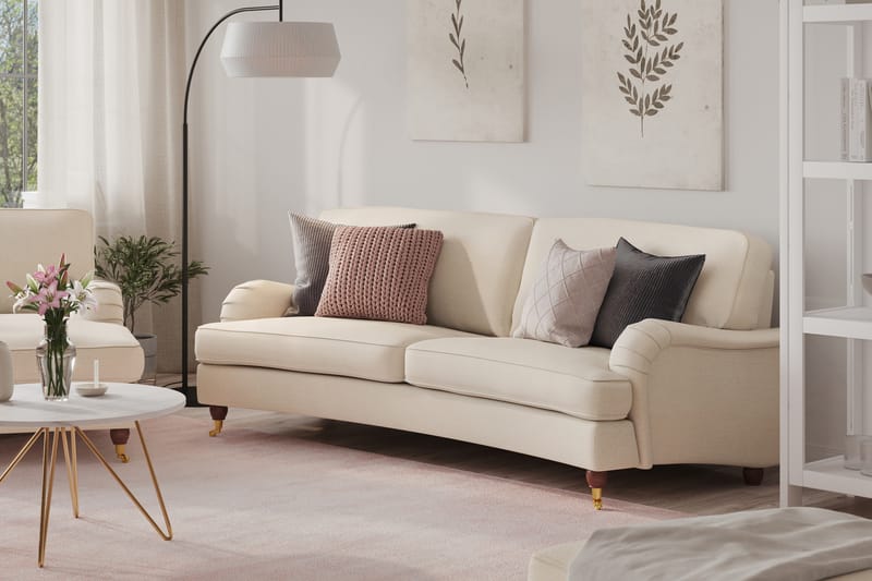 Howard Lyx 3-Pers. Sofa Buet - Beige - Howard sofa - 3 personers sofa