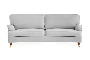 Howard Lyx 3-personers Svunget Stofsofa - Lysegrå - Møbler - Sofaer - Howard sofa